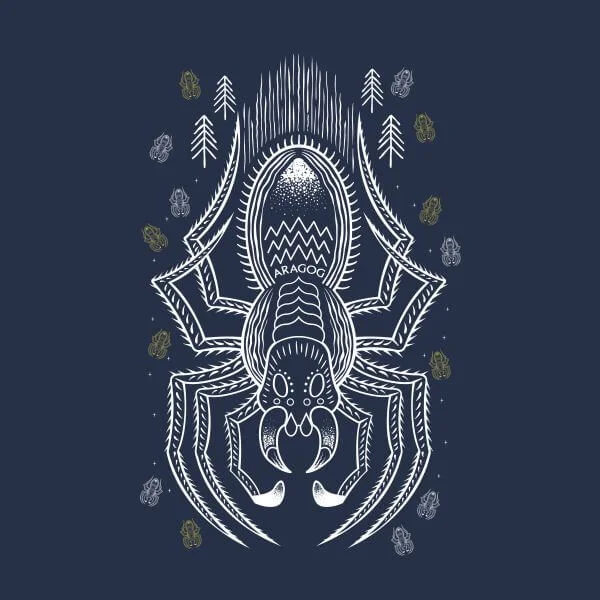 Harry Potter Aragog Women's T-Shirt - Navy