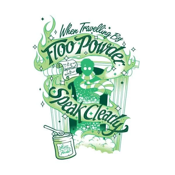 Harry Potter Floo Powder Women's T-Shirt - White