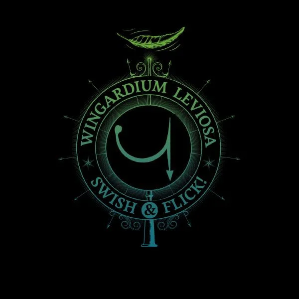 Harry Potter Wingardium Leviosa Women's T-Shirt - Black