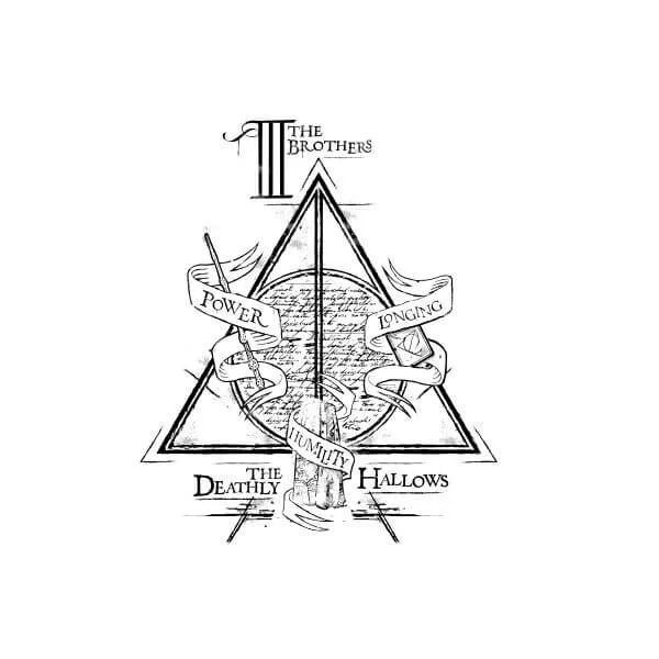 Harry Potter Three Dragons White Women's T-Shirt - White