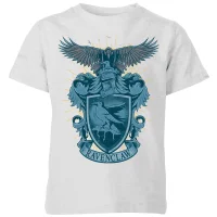 Harry Potter Ravenclaw Drawn Crest Kids' T-Shirt - Grey - undefined undefined