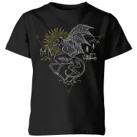 Harry Potter Thestral Kids' T-Shirt - Black - undefined undefined
