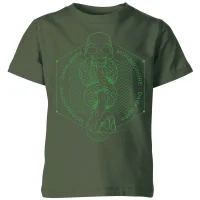 Harry Potter Morsmordre Dark Mark Kids' T-Shirt - Forest Green - undefined undefined