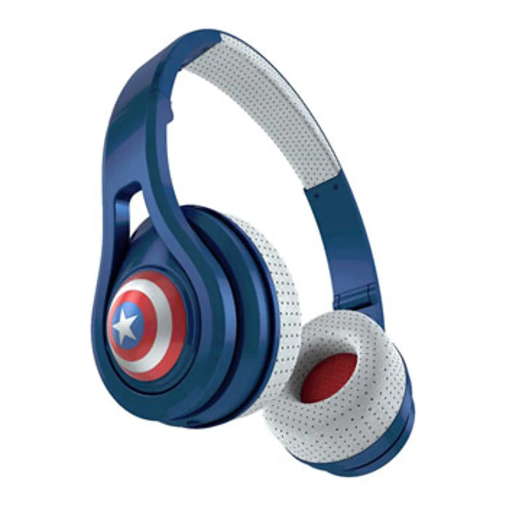 SMS Audio Marvel Avengers Headphones, Collector's Edition - Captain America Image 1