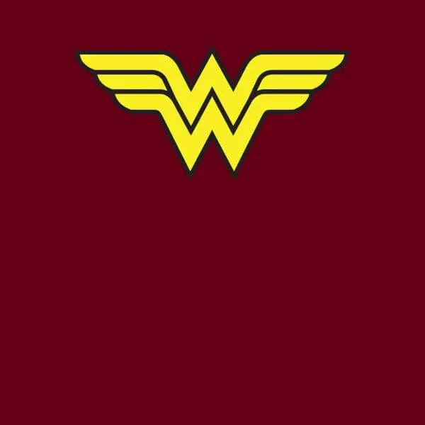 Justice League Wonder Woman Logo Women's T-Shirt - Burgundy