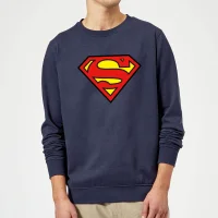Justice League Superman Logo Sweatshirt - Navy - undefined undefined