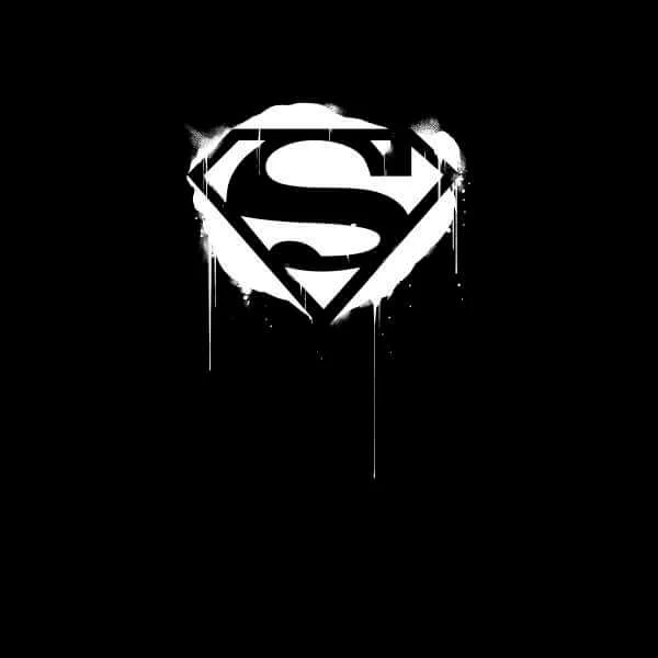 Justice League Graffiti Superman Sweatshirt - Black