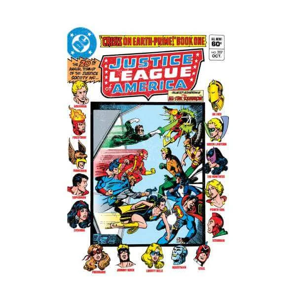 Justice League Crisis On Earth-Prime Cover Sweatshirt - White