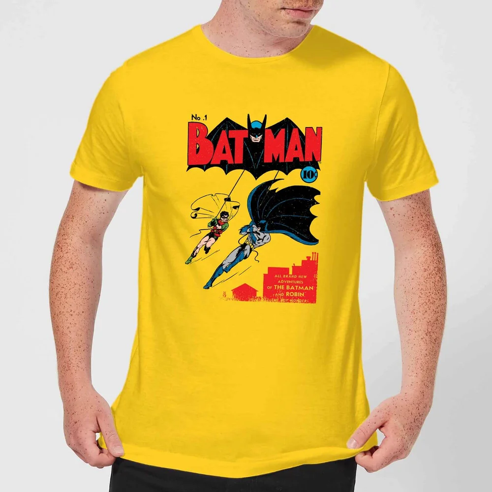 Batman Batman Issue Number One Men's T-Shirt - Yellow - S Image 1