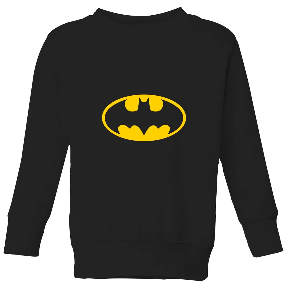 Justice League Batman Logo Kids' Sweatshirt - Black - 3-4 Years Image 1