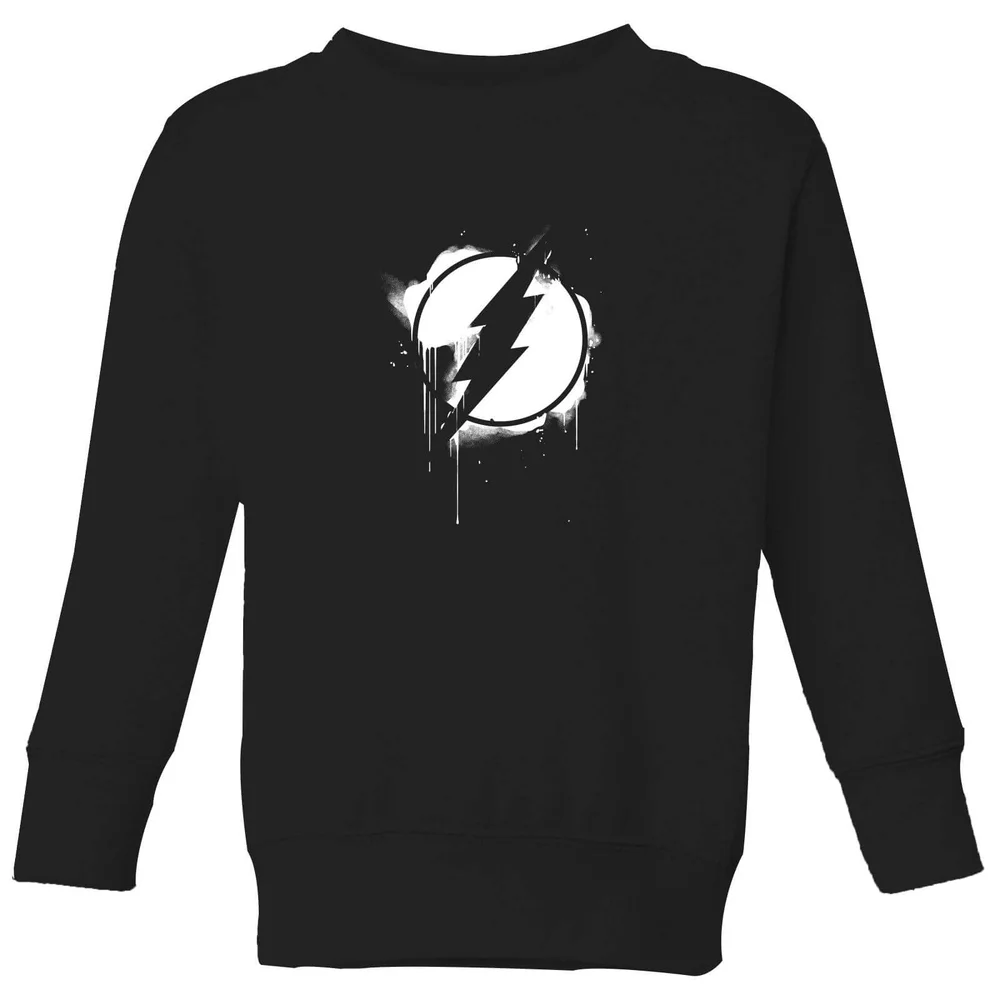Justice League Graffiti The Flash Kids' Sweatshirt - Black - 3-4 Years Image 1