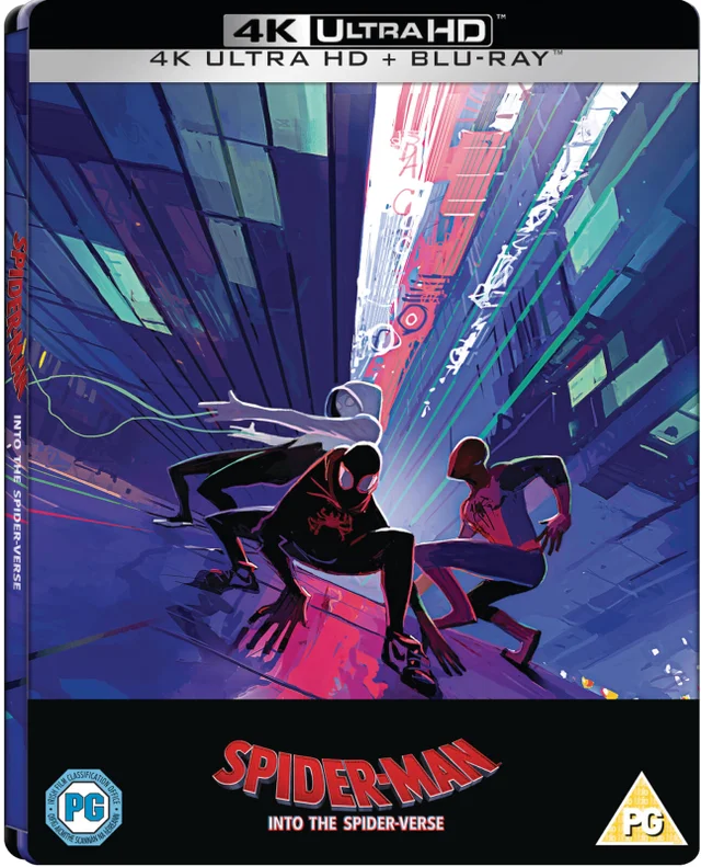 Spider-Man: Into The Spider-Verse 4K Ultra HD (Includes 2D Blu-ray) Limited Edition SteelBook
