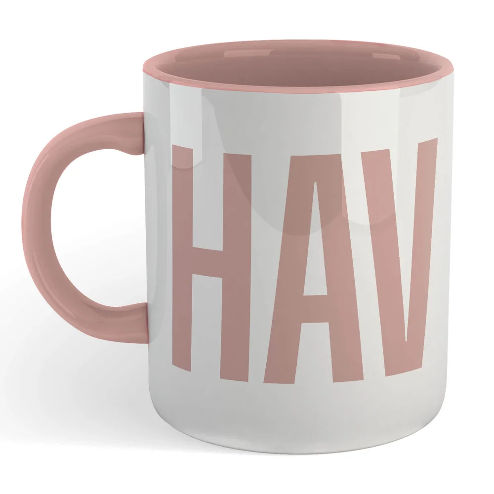 Chav Mug - White/Pink Image 1