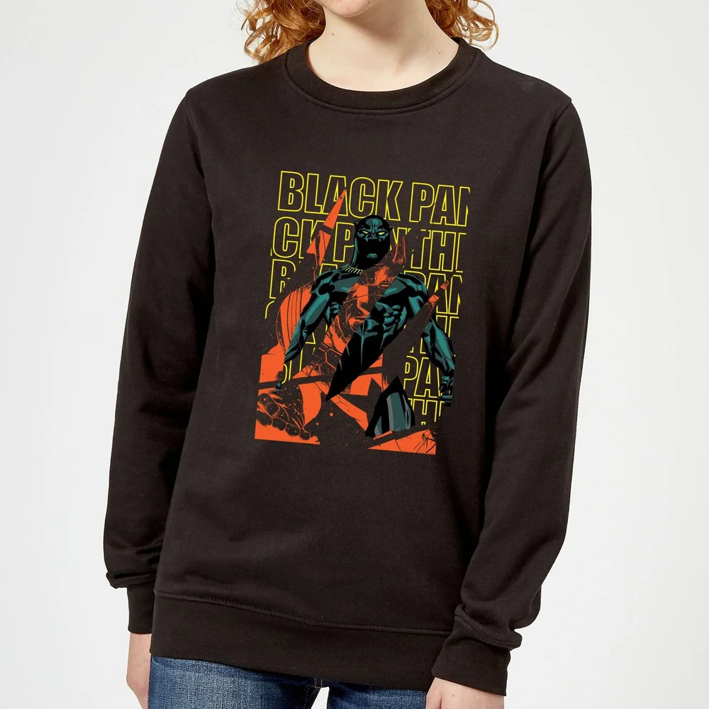 Marvel Avengers Black Panther Collage Women's Sweatshirt - Black - XS Image 1