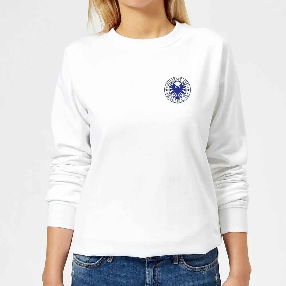 Marvel Avengers Agent Of Shield Women's Sweatshirt - White - XS Image 1