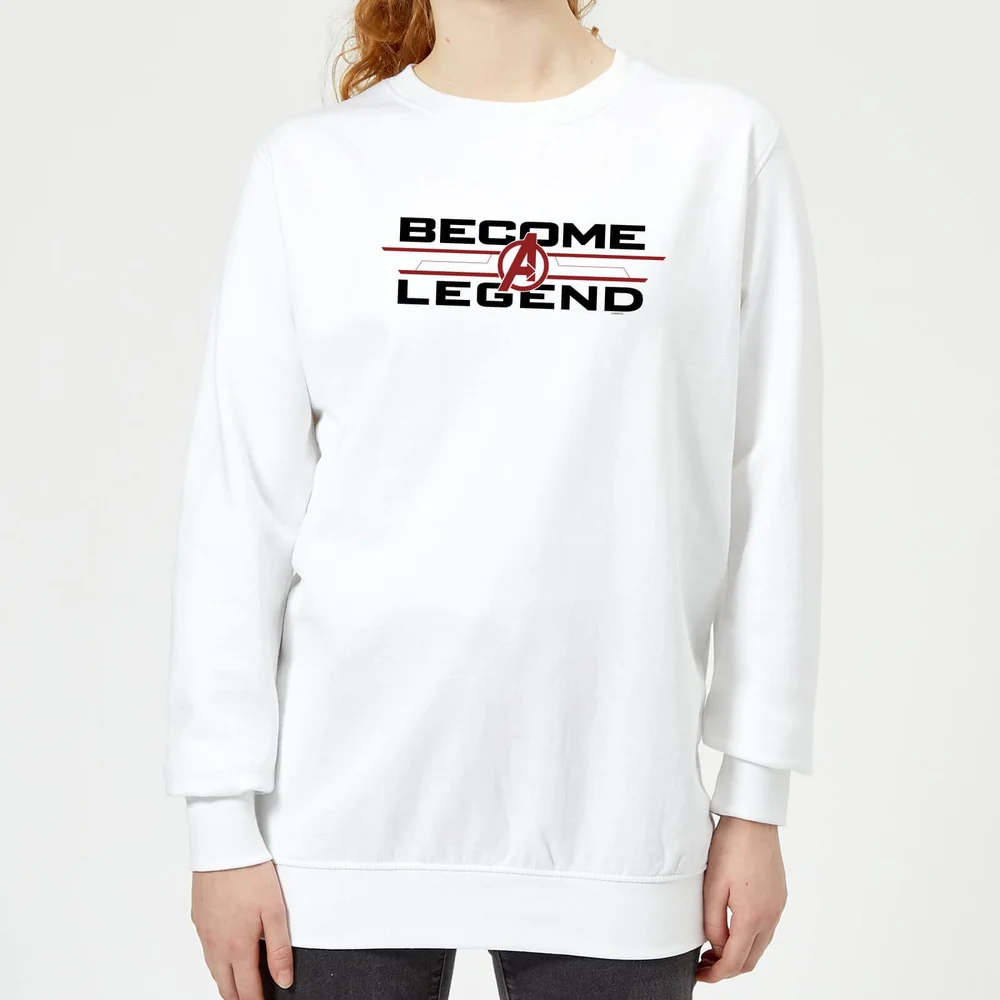 Avengers Endgame Become A Legend Women's Sweatshirt - White - XS Image 1