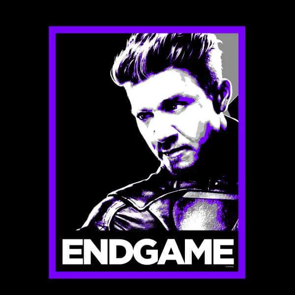 Avengers Endgame Hawkeye Poster Women's Sweatshirt - Black
