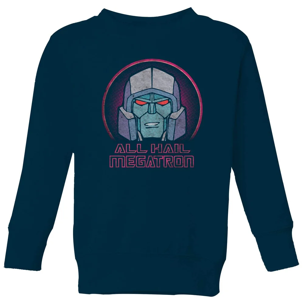 Transformers All Hail Megatron Kids' Sweatshirt - Navy - 3-4 Years Image 1