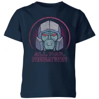 Transformers All Hail Megatron Kids' T-Shirt - Navy - undefined undefined