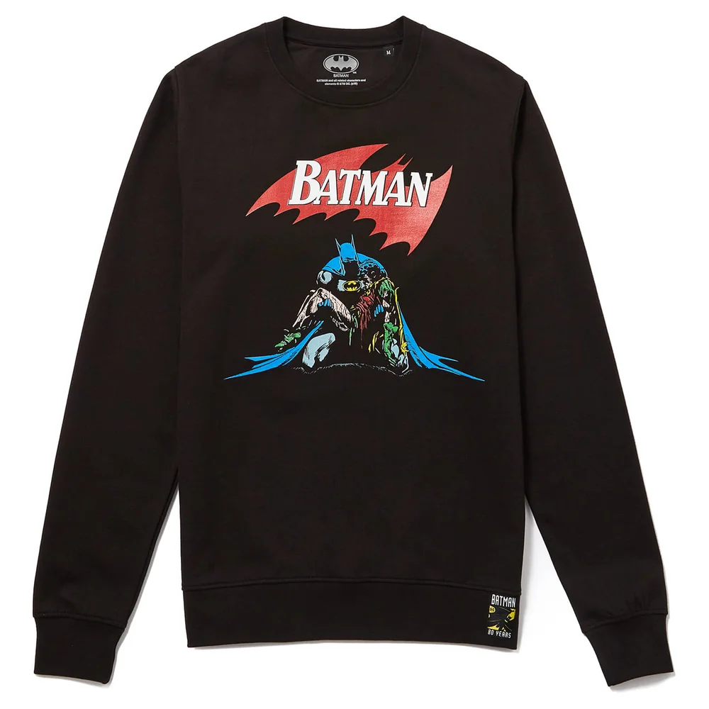 Batman 80th Anniversary 80s Death Sweatshirt - Black - S Image 1