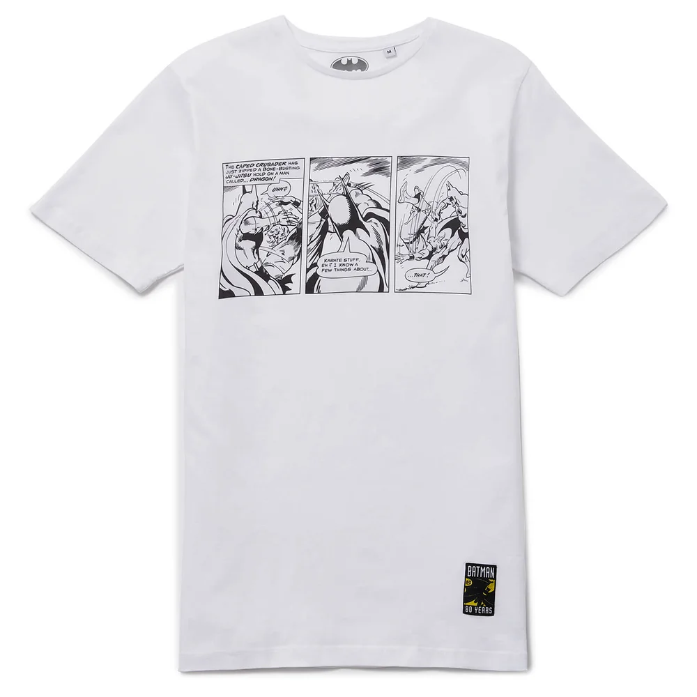 Batman 80th Anniversary Brave And The Bold T-Shirt - White - S Image 1