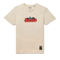 Batman 80th Anniversary 60s Vintage T-Shirt - White Vintage Wash - undefined undefined