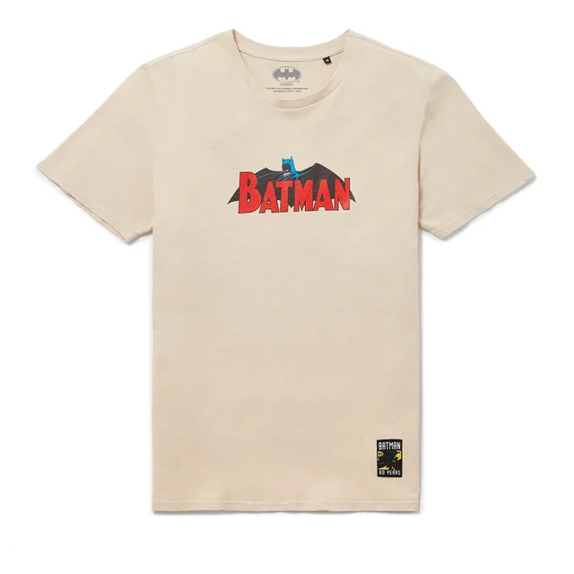 Batman 80th Anniversary 60s Vintage T-Shirt - White Vintage Wash
