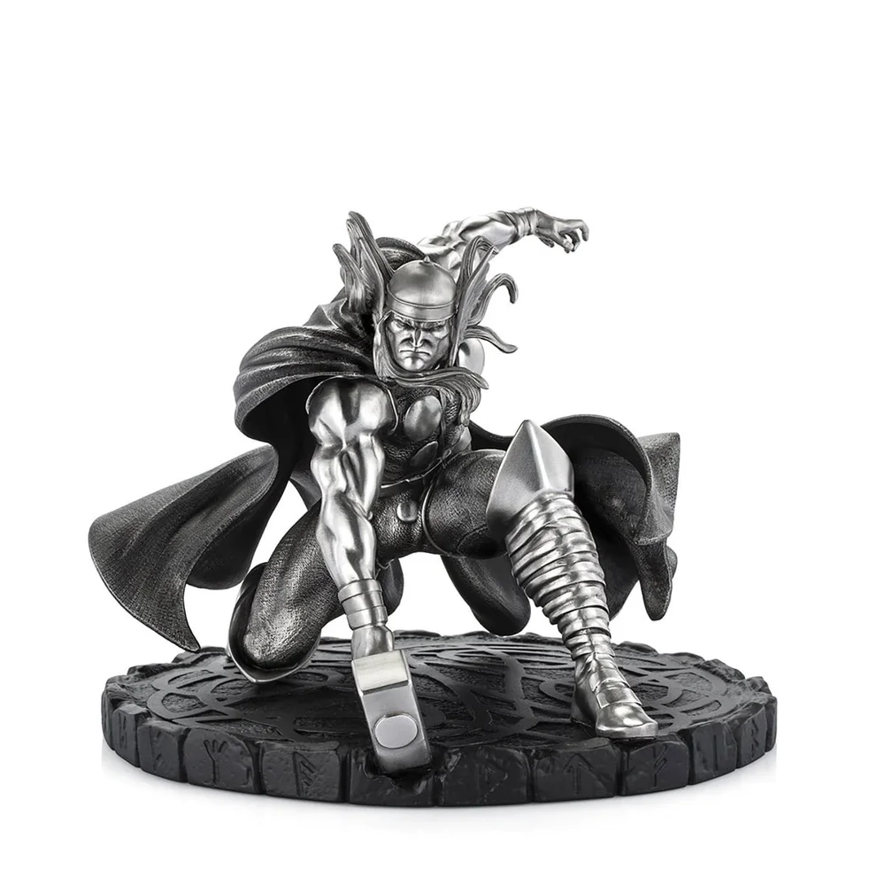 Royal Selangor Marvel Thor: The God of Thunder Limited Edition Pewter Figurine 16cm (2000 Pieces Worldwide) Image 1