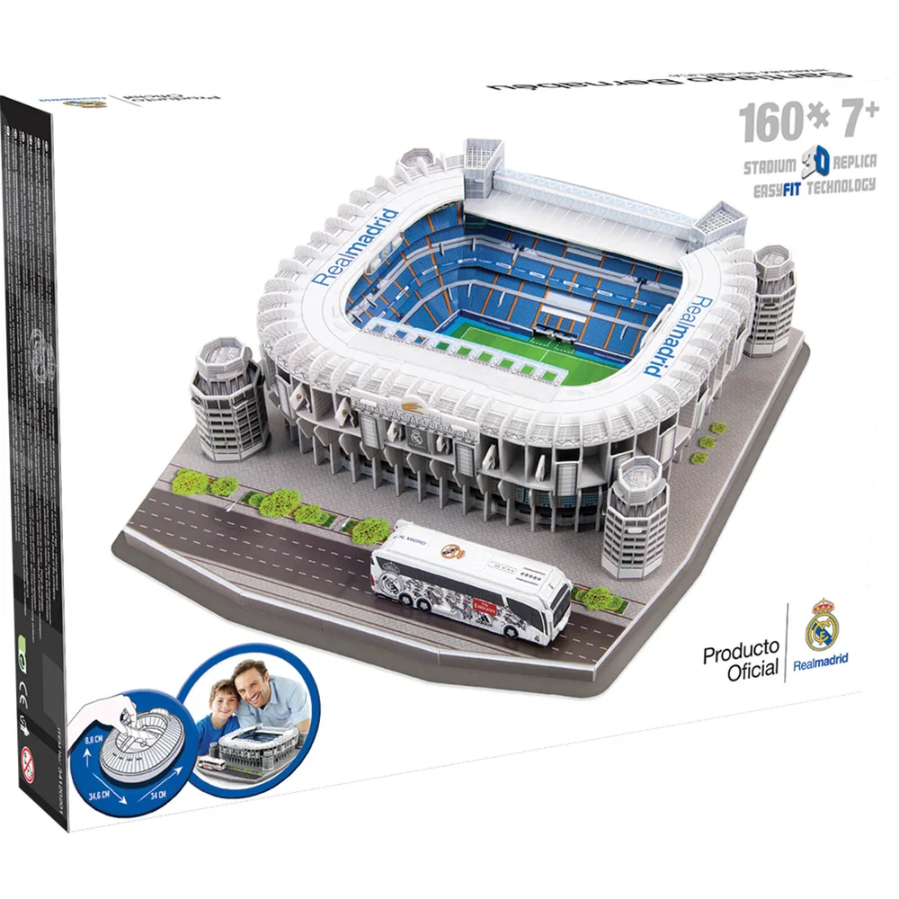 3D Puzzle Football Stadium - Santiago Bernabeu Image 1