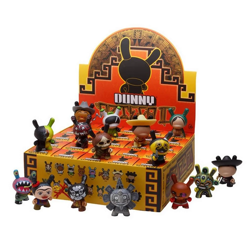 Kidrobot Dunny Azteca Series II 3 Inch Figures Assortment - 1 Random Figure Image 1
