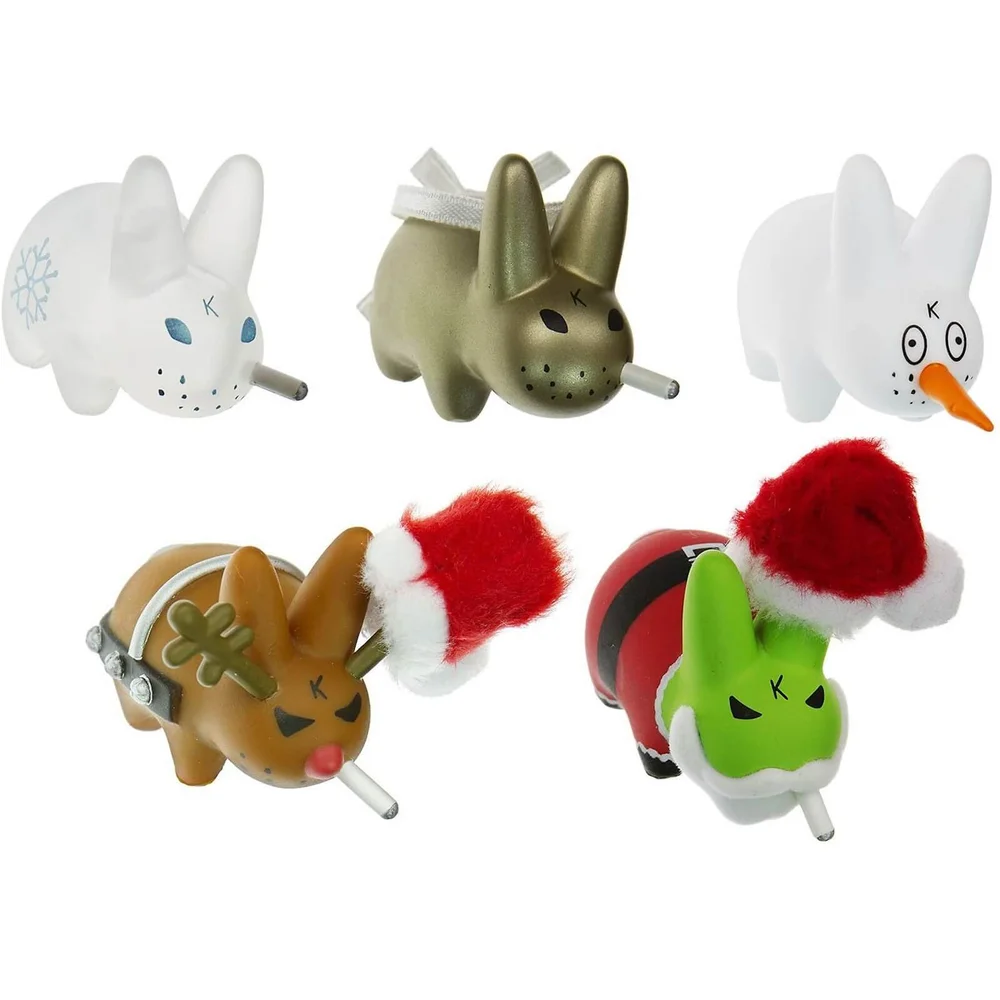Kidrobot Xmas Wonderland 5-Pack Mini Series 2 Inch Vinyl Figure Image 1