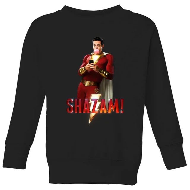 Shazam Bubble Gum Kids' Sweatshirt - Black