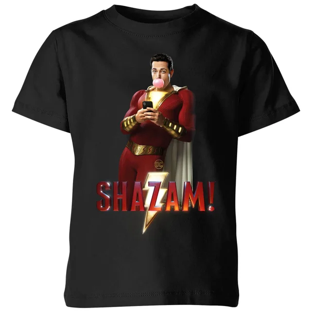 Shazam Bubble Gum Kids' T-Shirt - Black