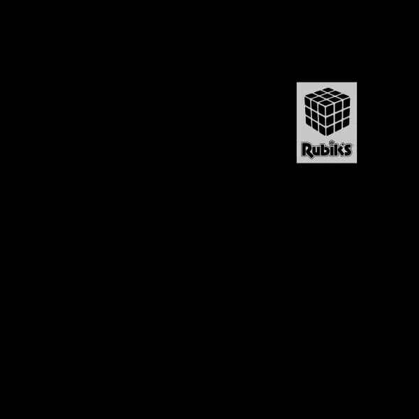 Rubik's Rubiks Box Pocket Women's T-Shirt - Black