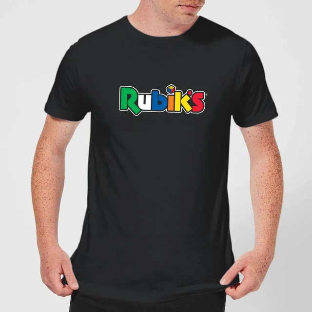 Rubik's Core Logo Men's T-Shirt - Black