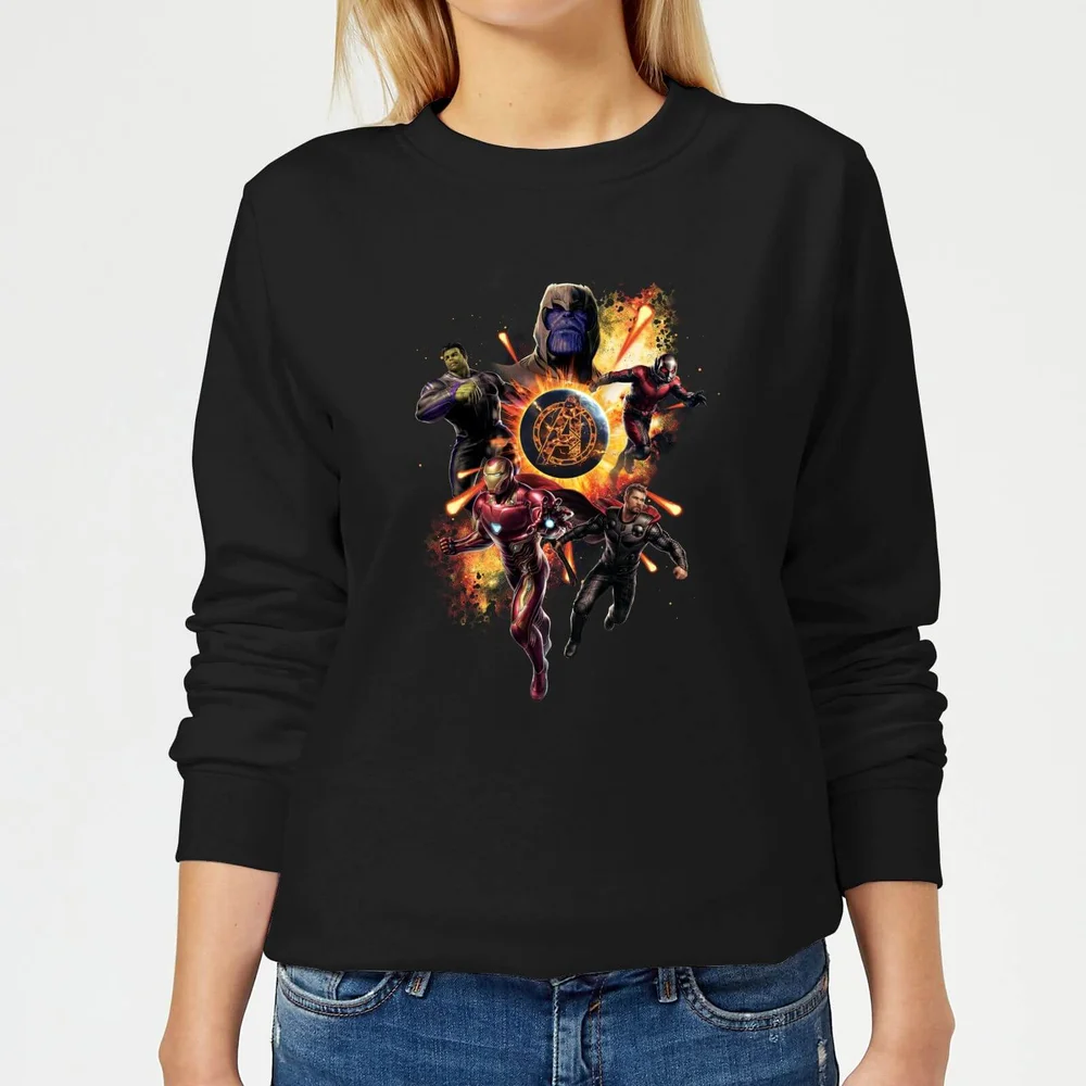 Avengers: Endgame Explosion Team Women's Sweatshirt - Black - XS Image 1