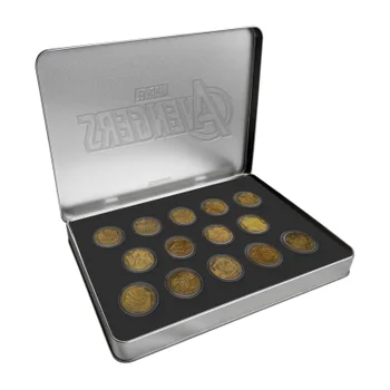 Marvel Commemorative Coin Collector's Case (Set of 14) - Zavvi Exclusive (Limited to 500)