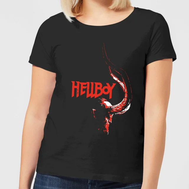 Hellboy Profile Women's T-Shirt - Black