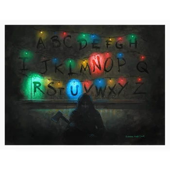 Netflix's Stranger Things "RUN" Fine Art Giclee Print
