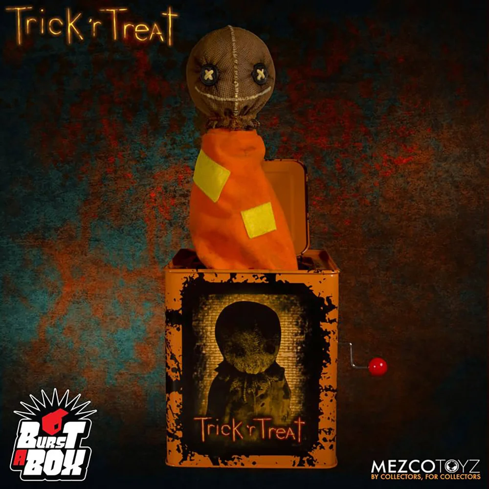 Mezco Trick 'r Treat Sam Burst-a-Box Image 1