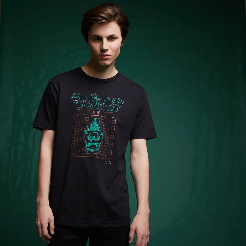 Legend Of Zelda Retro Arcade Hero T-Shirt - Black - 3XL Image 1