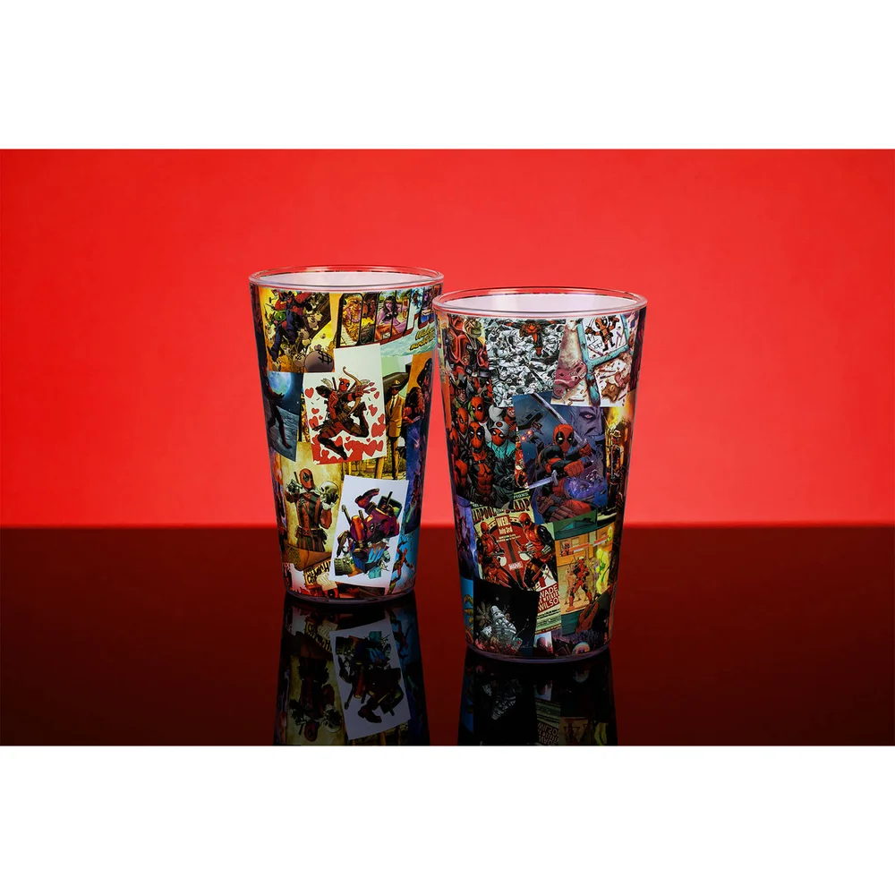 Marvel Deadpool Glass Image 1