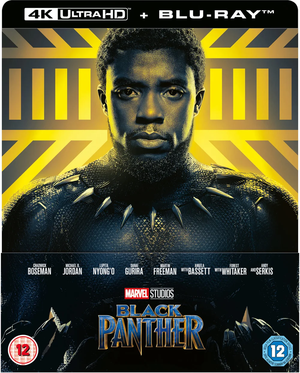 Black Panther 4K Ultra HD (Includes 2D Blu-ray) – Zavvi Exclusive Lenticular Edition Steelbook Image 1