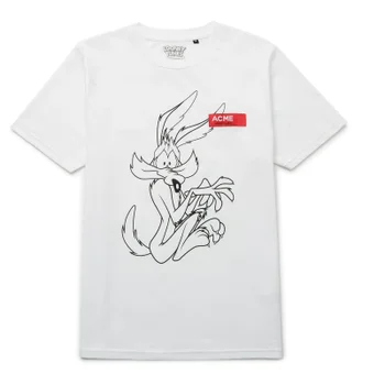 Looney Tunes ACME Capsule Wile E. Coyote Outline T-Shirt - White