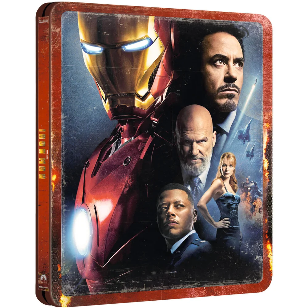 Iron Man - 4K Ultra HD (includes 2D Blu-ray) Zavvi Exclusive Steelbook Image 1
