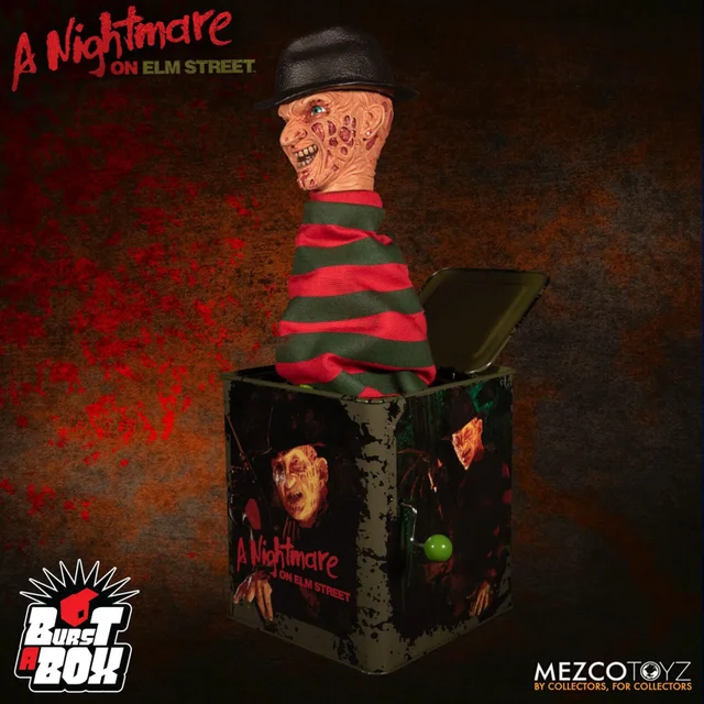 Mezco A Nightmare On Elm Street: Freddy Krueger Burst A Box