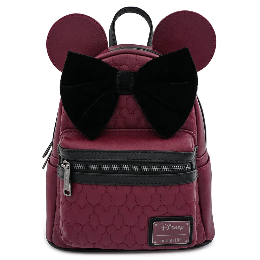 Loungefly Disney Minnie Mouse Faux Leather Mini Backpack Image 1