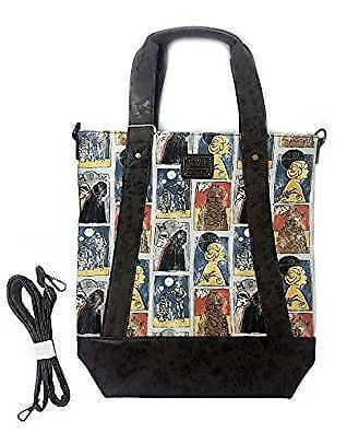 Loungefly Star Wars Cards Princess Leia Chewbacca Crossbody Tote Bag Image 1