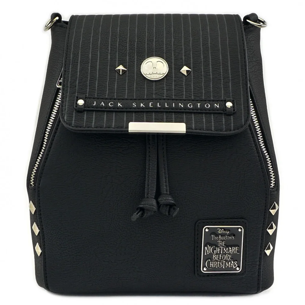 Loungefly Disney The Nightmare Before Christmas Faux Leather Mini Convertible Backpack Image 1