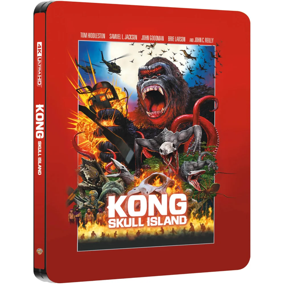 Kong: Skull Island – Zavvi Exclusive 4K Ultra HD Steelbook (Includes 2D Blu-ray) Image 1